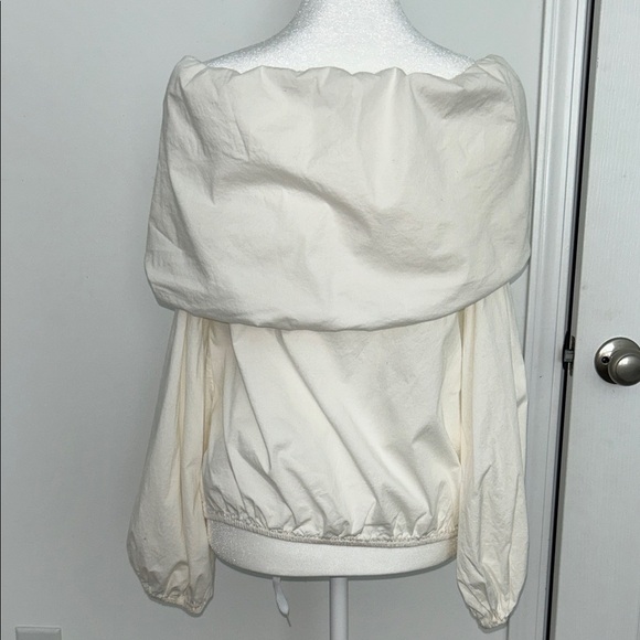 Ryu Women’s Elegant Cream Bow Blouse, Size Small - Picture 8 of 8